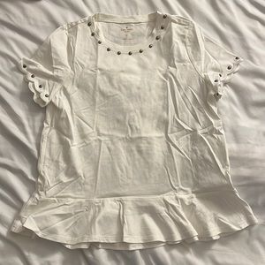 Kate spade peplum t-shirt (womens S)